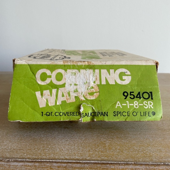 Corning Ware Range Topper Spice o’ life  1 Quart Covered Saucepan 95401 w/ box - Picture 8 of 16